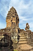 Bakong temple - the central sanctuary on the top of the pyramid.